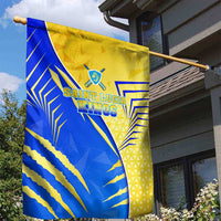 Saint Lucia Cricket Kings Garden Flag Abstract Energy Style
