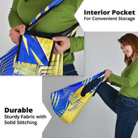 Saint Lucia Cricket Kings Grocery Bag Abstract Energy Style