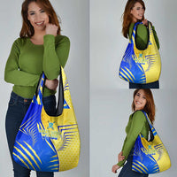 Saint Lucia Cricket Kings Grocery Bag Abstract Energy Style