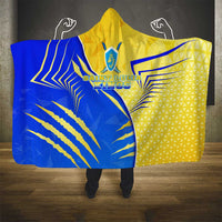 Saint Lucia Cricket Kings Hooded Blanket Abstract Energy Style