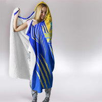 Saint Lucia Cricket Kings Hooded Blanket Abstract Energy Style