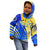 Personalised Saint Lucia Cricket Kings Kid Hoodie Abstract Energy Style