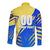 Personalised Saint Lucia Cricket Kings Long Sleeve Button Shirt Abstract Energy Style