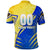 Personalised Saint Lucia Cricket Kings Polo Shirt Abstract Energy Style