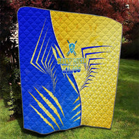 Saint Lucia Cricket Kings Quilt Abstract Energy Style