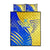 Saint Lucia Cricket Kings Quilt Bed Set Abstract Energy Style
