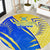 Saint Lucia Cricket Kings Round Carpet Abstract Energy Style