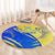 Saint Lucia Cricket Kings Round Carpet Abstract Energy Style