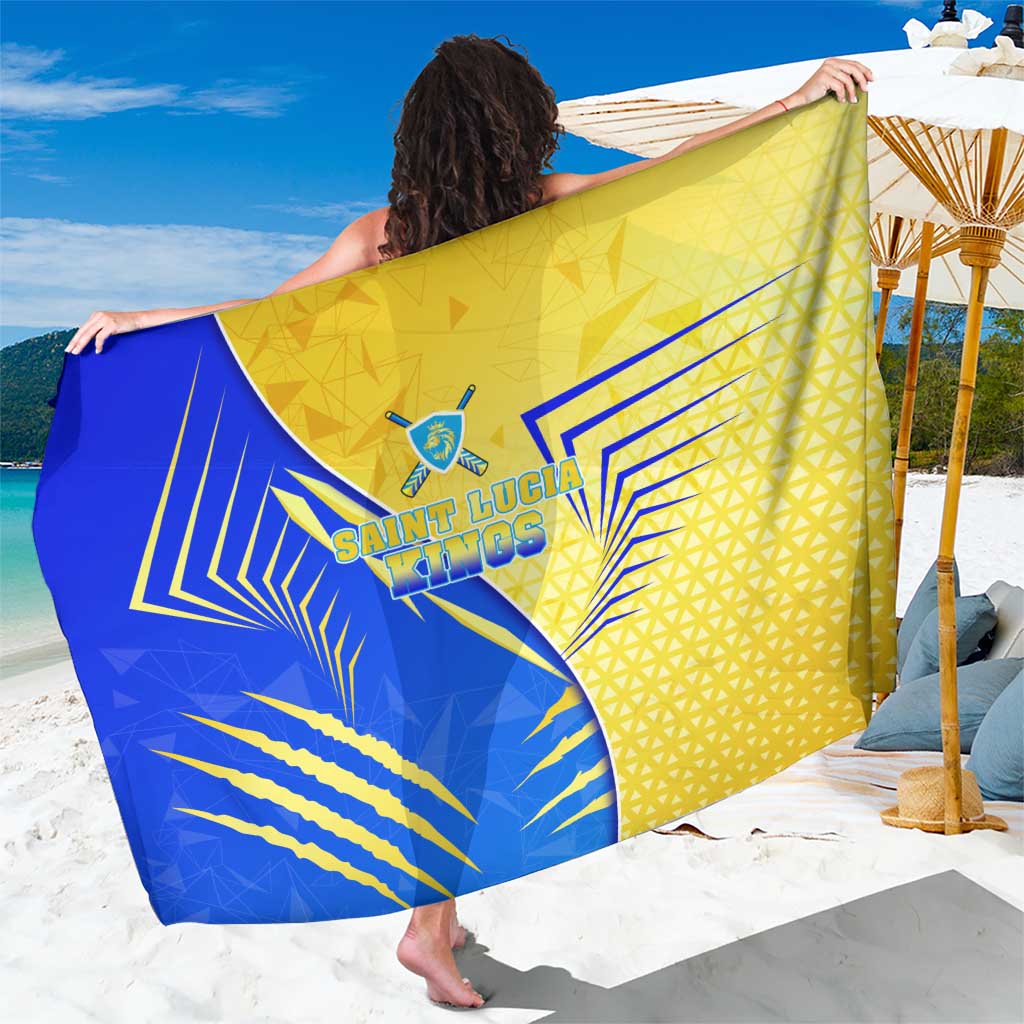 Saint Lucia Cricket Kings Sarong Abstract Energy Style