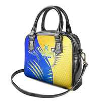 Saint Lucia Cricket Kings Shoulder Handbag Abstract Energy Style