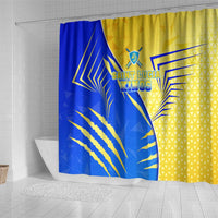 Saint Lucia Cricket Kings Shower Curtain Abstract Energy Style
