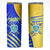 Saint Lucia Cricket Kings Skinny Tumbler Abstract Energy Style