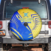 Saint Lucia Cricket Kings Spare Tire Cover Abstract Energy Style