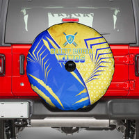 Saint Lucia Cricket Kings Spare Tire Cover Abstract Energy Style