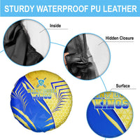 Saint Lucia Cricket Kings Spare Tire Cover Abstract Energy Style