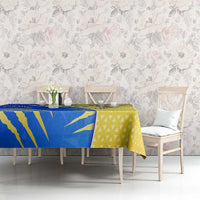 Saint Lucia Cricket Kings Tablecloth Abstract Energy Style