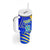 Saint Lucia Cricket Kings Tumbler With Handle Abstract Energy Style