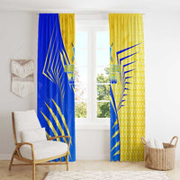 Saint Lucia Cricket Kings Window Curtain Abstract Energy Style