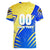 Personalised Saint Lucia Cricket Kings Women V-Neck T-Shirt Abstract Energy Style
