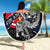 Finland Vikings Beach Blanket Nordic Lion Bound in Runes and Chains