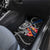 Finland Vikings Car Mats Nordic Lion Bound in Runes and Chains