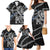 Personalized Finland Vikings Family Matching Mermaid Dress and Hawaiian Shirt Nordic Lion Bound in Runes and Chains