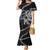 Personalized Finland Vikings Family Matching Mermaid Dress and Hawaiian Shirt Nordic Lion Bound in Runes and Chains