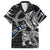 Personalized Finland Vikings Family Matching Summer Maxi Dress and Hawaiian Shirt Nordic Lion Bound in Runes and Chains