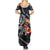 Personalized Finland Vikings Family Matching Summer Maxi Dress and Hawaiian Shirt Nordic Lion Bound in Runes and Chains