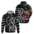 Personalized Finland Vikings Hoodie Nordic Lion Bound in Runes and Chains