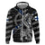 Personalized Finland Vikings Hoodie Nordic Lion Bound in Runes and Chains