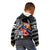 Personalized Finland Vikings Kid Hoodie Nordic Lion Bound in Runes and Chains