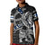 Personalized Finland Vikings Kid Polo Shirt Nordic Lion Bound in Runes and Chains