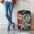 Finland Vikings Luggage Cover Nordic Lion Bound in Runes and Chains