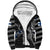 Personalized Finland Vikings Sherpa Hoodie Nordic Lion Bound in Runes and Chains