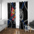 Finland Vikings Window Curtain Nordic Lion Bound in Runes and Chains