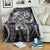 Iceland Vikings Blanket Nordic Lion Bound in Runes and Chains