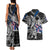 Personalized Iceland Vikings Couples Matching Tank Maxi Dress and Hawaiian Shirt Nordic Lion Bound in Runes and Chains