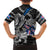 Personalized Iceland Vikings Family Matching Summer Maxi Dress and Hawaiian Shirt Nordic Lion Bound in Runes and Chains