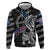 Personalized Iceland Vikings Hoodie Nordic Lion Bound in Runes and Chains