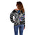 Personalized Iceland Vikings Off Shoulder Sweater Nordic Lion Bound in Runes and Chains