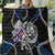Iceland Vikings Quilt Nordic Lion Bound in Runes and Chains