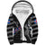 Personalized Iceland Vikings Sherpa Hoodie Nordic Lion Bound in Runes and Chains