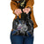 Iceland Vikings Shoulder Handbag Nordic Lion Bound in Runes and Chains