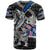 Personalized Iceland Vikings T Shirt Nordic Lion Bound in Runes and Chains