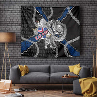 Iceland Vikings Tapestry Nordic Lion Bound in Runes and Chains