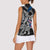 Personalized Iceland Vikings Women Sleeveless Polo Shirt Nordic Lion Bound in Runes and Chains