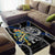Sweden Vikings Area Rug Nordic Lion Bound in Runes and Chains