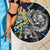Sweden Vikings Beach Blanket Nordic Lion Bound in Runes and Chains