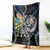 Sweden Vikings Blanket Nordic Lion Bound in Runes and Chains